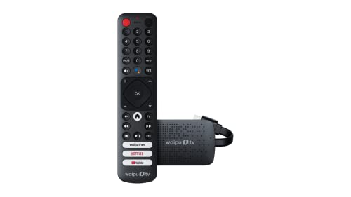 waipu.tv 4K Stick | Inkl. Fernbedienung mit...