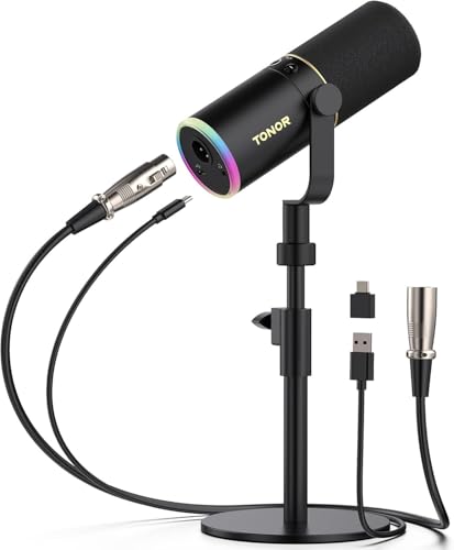 TONOR XLR/USB Gaming Mikrofon mit...