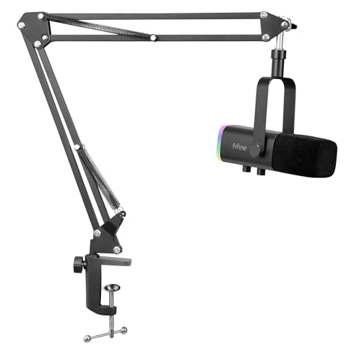 FIFINE XLR Streaming Mikrofon mit Arm für...