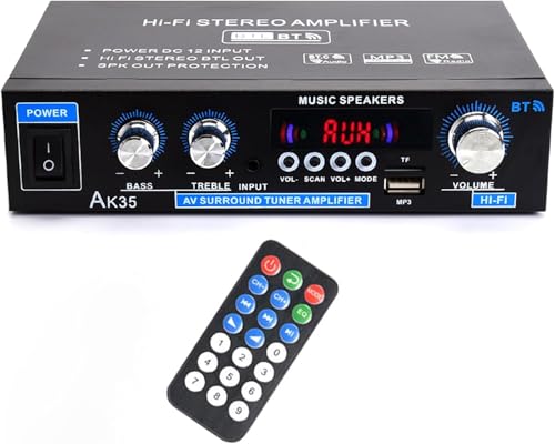 WOOPKER AK35 HiFi-Verstärker, Bluetooth 5.0...