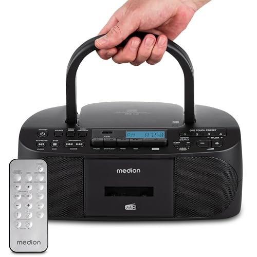MEDION DRX-1 Plus Boombox (tragbares DAB+ UKW...