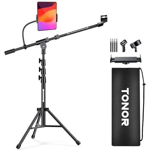 TONOR Mikrofonständer mit Tablet-Halterung,...