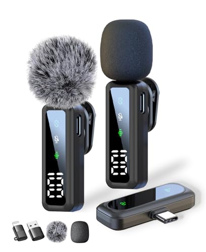 Mikrofon Handy – Ansteckmikrofon kompatibel...