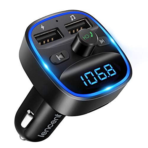 LENCENT Bluetooth FM Transmitter Auto, Musik...