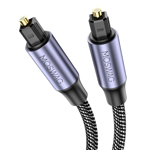 MOSWAG Toslink Kabel, Optisches Audiokabel,...